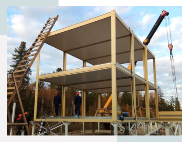 Строительство модульных здания Тайшет