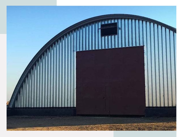 Бескаркасные ангары в Тайшете