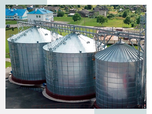 Металлические силосы в Тайшете