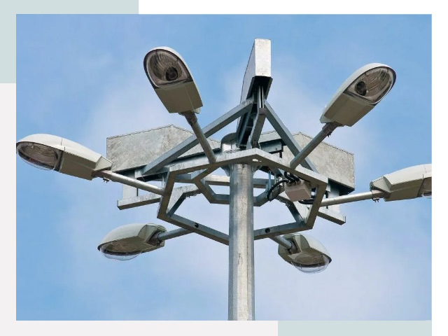 Монтаж осветительных мачт в Тайшете