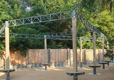 Терраса из металлоконструкций под ключ, проектирование, изготовление и монтаж от СтальСтрой-Тшт